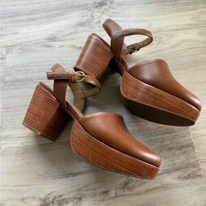 Brown Platform Women's Shoes - Fortress